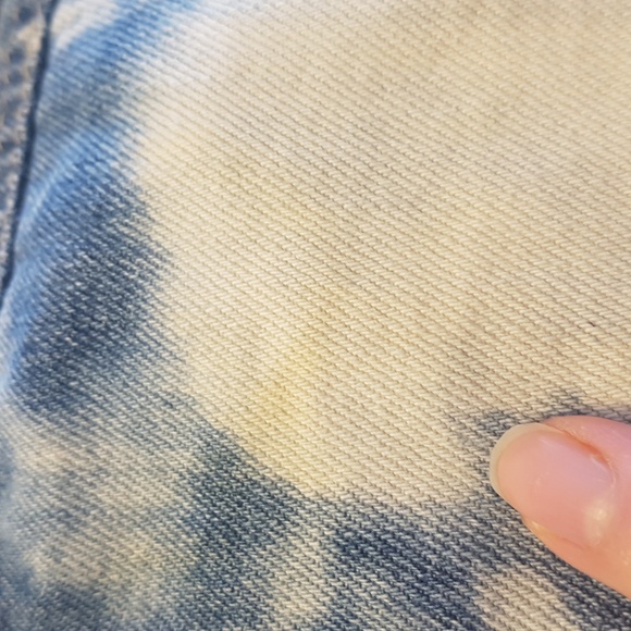 Barney Cools Men's Bleached B Rigid Blue White Jean Jacket Size M - Picture 16 of 16